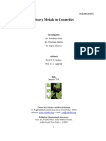 Heavy Metals in Cosmetics Report PDF