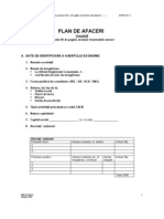 Model Plan de Afaceri