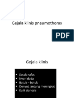 Gejala Klinis Pneumothorax