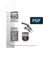 Digital Timing Light Owners Manual