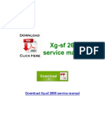 XG SF 2600 Service Manual PDF