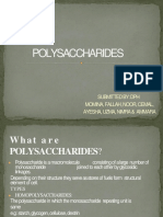 Polysaccharides: Submitted By:Dph Momina, Fallah, Noor, Cemal, Ayesha, Uzma, Nimra & Ammara