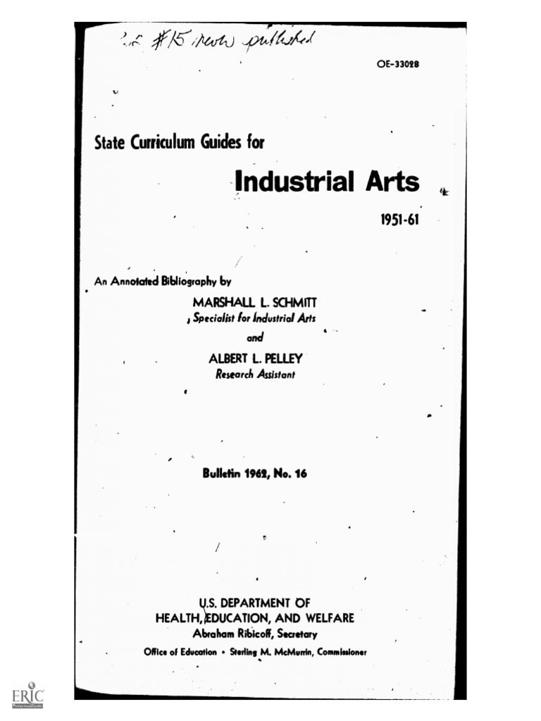 Industrial Arts Curriculum Guides For PDF Pottery Curriculum