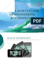 GPulliah College of Engineering & Technology 3G & 4G Technology