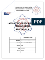 Caratula de Informes de Lab Fisica Umss