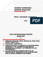 Las Necesidades Humanas Maslow 2008