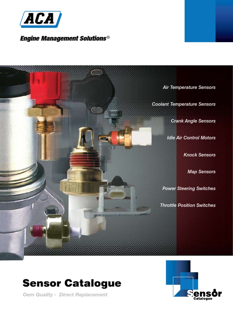 Sensor Catalogue | PDF | Throttle | Fuel Injection
