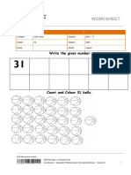 K2 - AUGUST 2016 - Math Worksheet