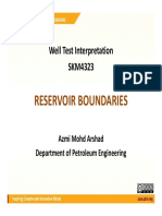 Reservoir Boundaries: Well Test Interpretation SKM4323