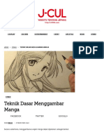 Teknik Dasar Menggambar Manga - J-CUL