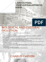 Biological and Cultural Evolution AP Report