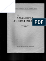 Analecta Augustiniana XLIII 1980 Arbesmann OSA