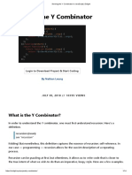 Deriving the Y Combinator in JavaScript _ Enlight