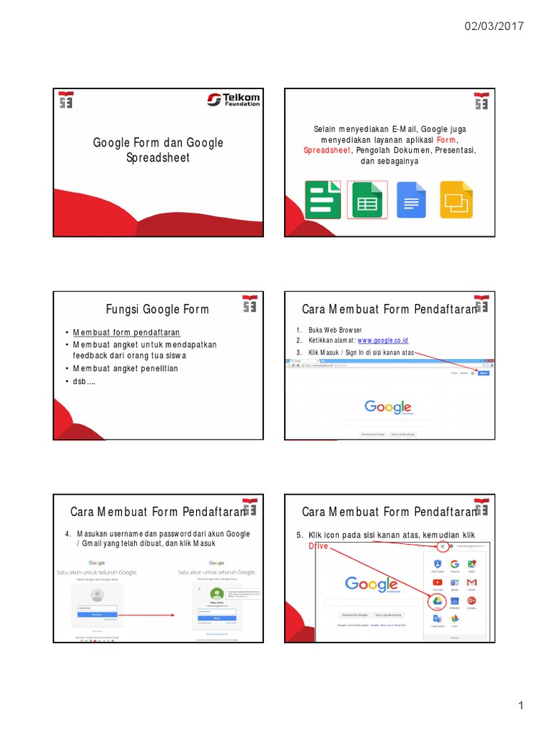 Google Forms Ringkas IND Handout PDF | PDF