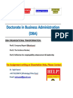 DBA Organisation Transformation (Morrisons)