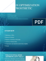 Design Optimization of A Prosthetic Knee