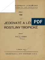 Jedovavé A Léčivé Rostliny Tropické (1927) PDF