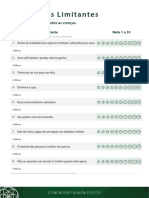 25 crenças limitantes antíteses