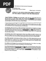Angel Gallegos Arrest Affidavit, via Denver Co. District Attorney