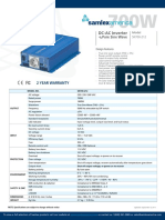 Codesolar Samlex SK700 212 Specifications