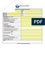 Sewage Ejector & Sump Pump Questionnaire: OR Optional