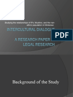 Studying The Relationships of Ips, Muslims, and The Non-Ethnic Population in Mindanao