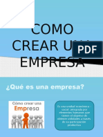 como crear empresa