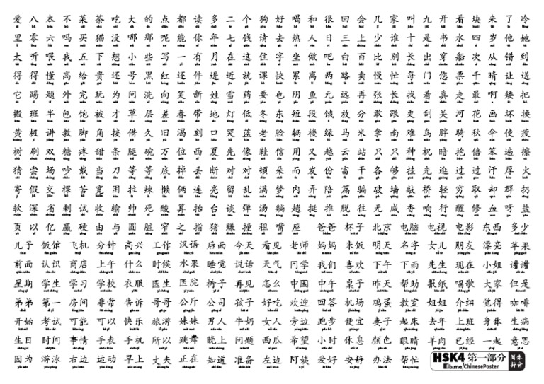 Poster - HSK4 - Part 1 | PDF | Business