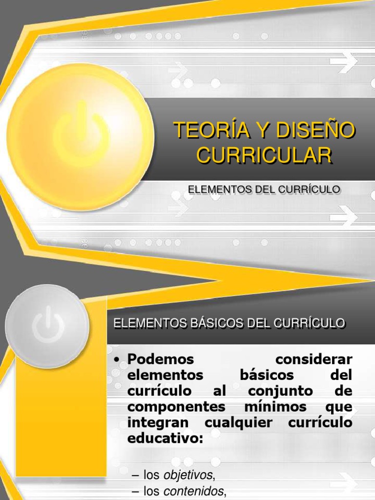 Elementos Del Currculo PDF | PDF | Plan de estudios | Maestros