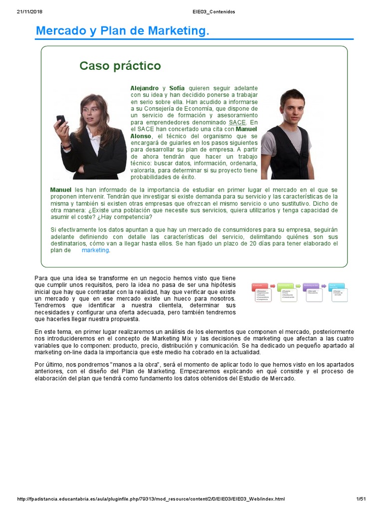EIE03 - Mercado y Plan de Marketing | PDF | Marketing | Mercado (economía)