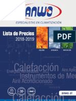 Lista Precio 2018 - Anwo