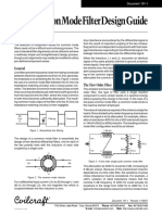 Common Mode Filters Design Guide (2007) (Coilcraft)