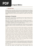O DOM DE LINGUA