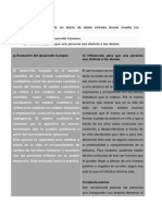 Psic. Del Desarrollo I Tarea I