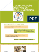 Diseño de Tecnología Educativa en Alimentacion y Nutrición