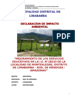 IMPACTO AMBIENTAL MONTEALEGRE