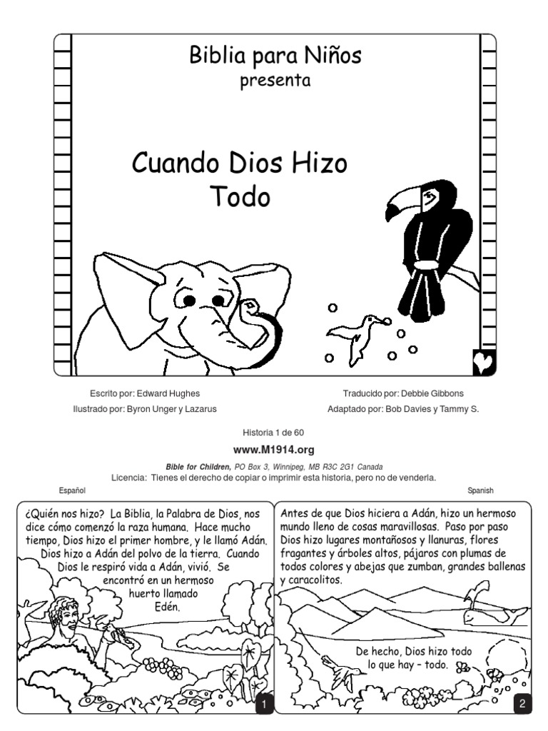 Cuando Dios Hizo Todo Pdf Pdf Adán Víspera