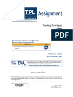 Syntax and Teaching Grammar - Assignment