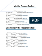 Negations in The Present Perfect