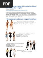 14 Nomes Engraçados de Roupas Femininas Em Português