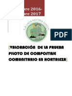 Memoria de La Prueba Piloto de Compostaje Comunitario en Hortaleza 2 1 PDF
