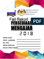 Rekod Persediaan Mengajar 2018 (Designed by Elrine Johini)