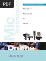 Mic Techniques Drums PDF