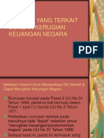 Korupsi Yang Terkait Dengan Kerugian Keuangan Negara