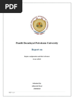 Pandit Deendayal Petroleum University: Report On