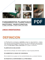 FUNDAMENTOS DE La Planificacion Pastoral Participativa