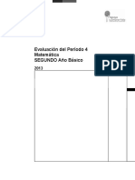 Evaluacion 2basico Matematica Periodo4