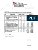 Penawaran Harga Toko