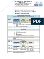 Jadwal Survei Akreditasi SNARS Edisi 1 RSUD Sultan Sulaiman Kabupaten Serdang Bedagai