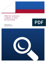 Ghid Pentru Redactarea Unei Fise Tehnice de Securitate PDF